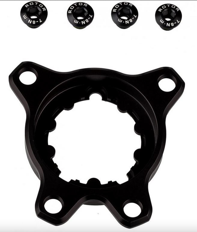 CRANK SPIDER QX1 SRAM BCD76 BLACK GXP