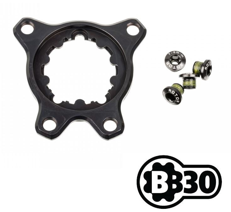CRANK SPIDER QX1 SRAM BCD76 BLACK BB30