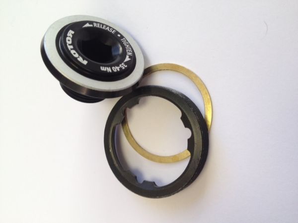 CRANK BOLT INPOWER DRIVE SIDE ALLOY BLACK