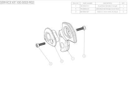 ENVE HANGER KIT ROAD MELEE