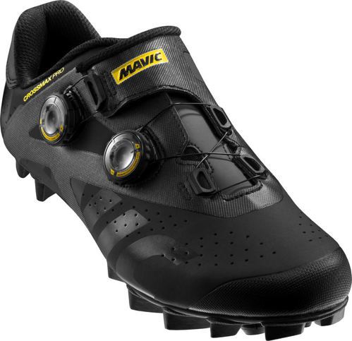 SHOE CROSSMAX PRO BLK/YLW US SIZE 12.5 EUR 47 1/3