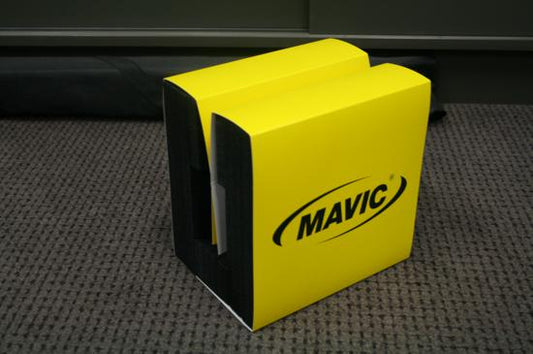 MAVIC ONE WHEEL DISPLAY YELLOW MTB CLASSIC LOGO