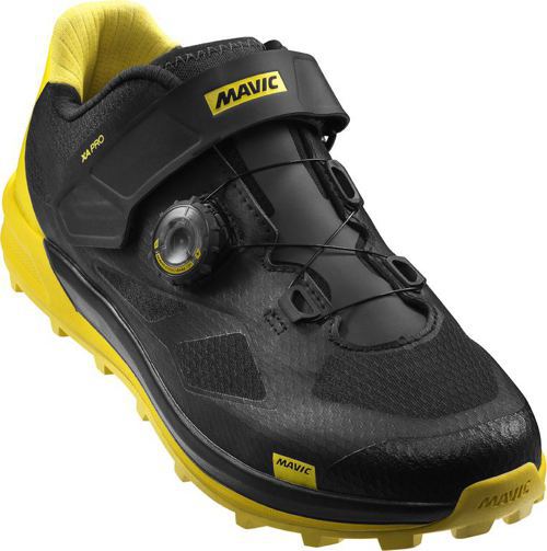 SHOE XA PRO BLACK/YELLOW US SIZE 10.5 EUR 44 2/3