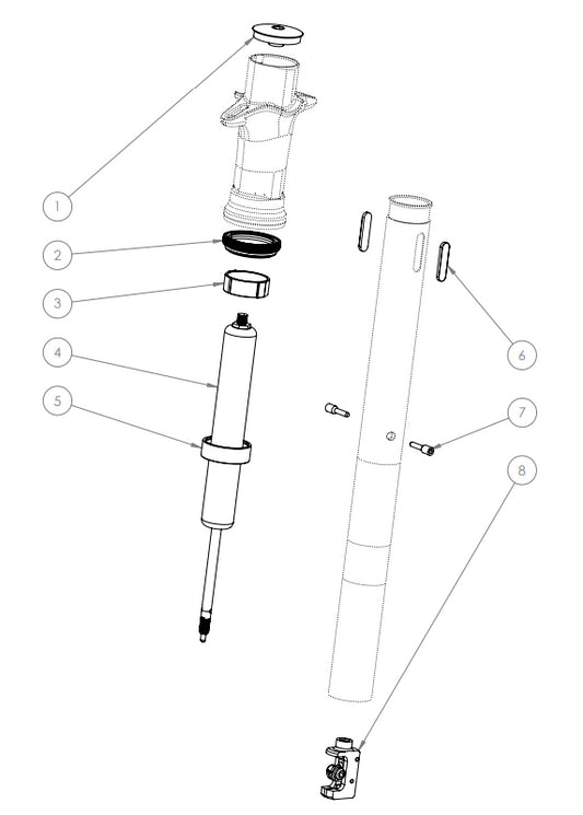 ENVE DROPPER POST SERVICE REBUILD KIT