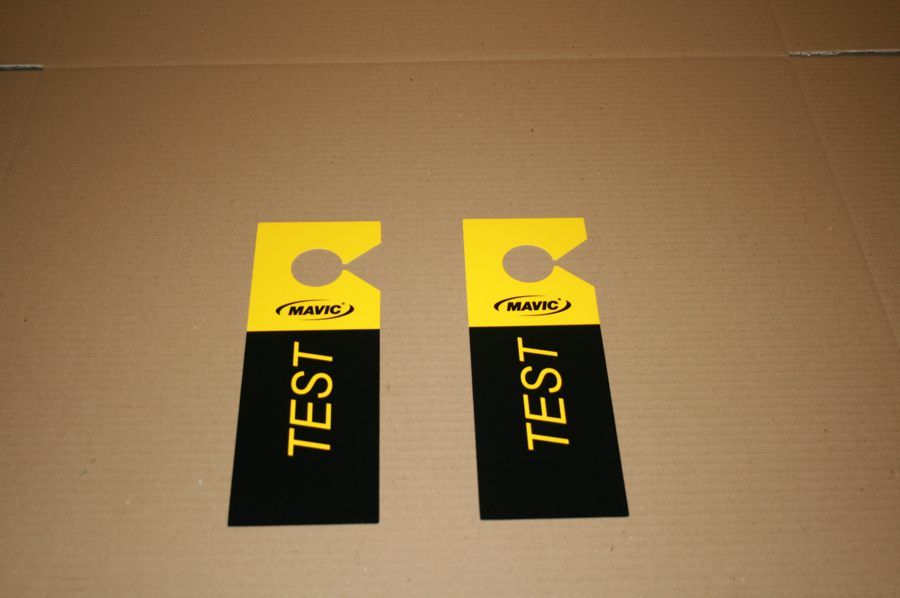 MAVIC TEST WHEEL TAG CLASSIC LOGO 2 UNITS