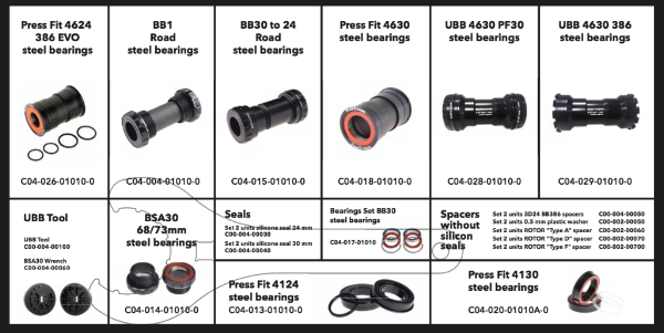 BOTTOM BRACKET PROFESSIONAL BB KIT