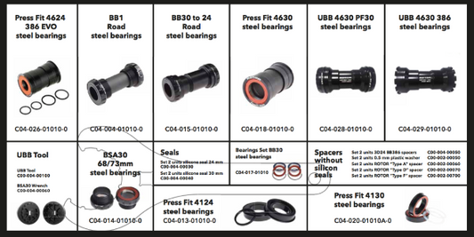 BOTTOM BRACKET PROFESSIONAL BB KIT