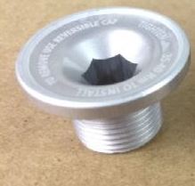 CRANK BOLT 3D30 DRIVE SIDE ALLOY GREY