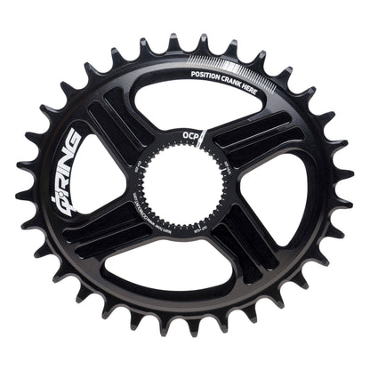 Q RING SH1X12 OVAL MTB 36T DM