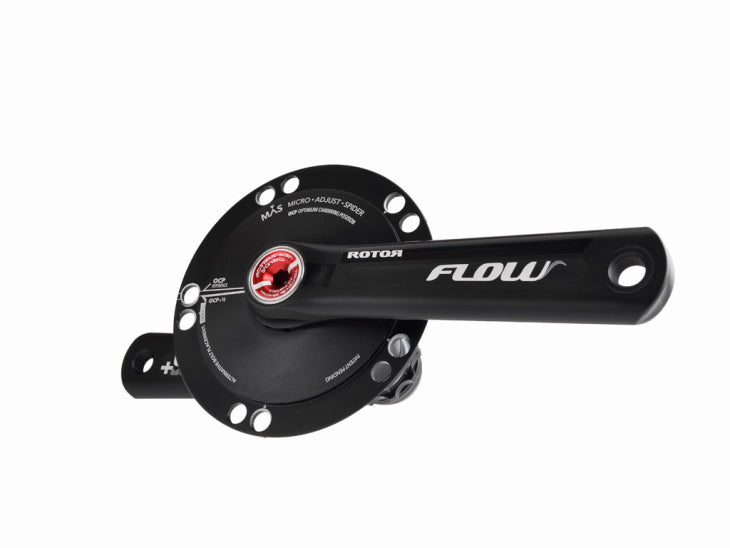 CRANKSET FLOW AERO BCD130x5 172mm BLACK