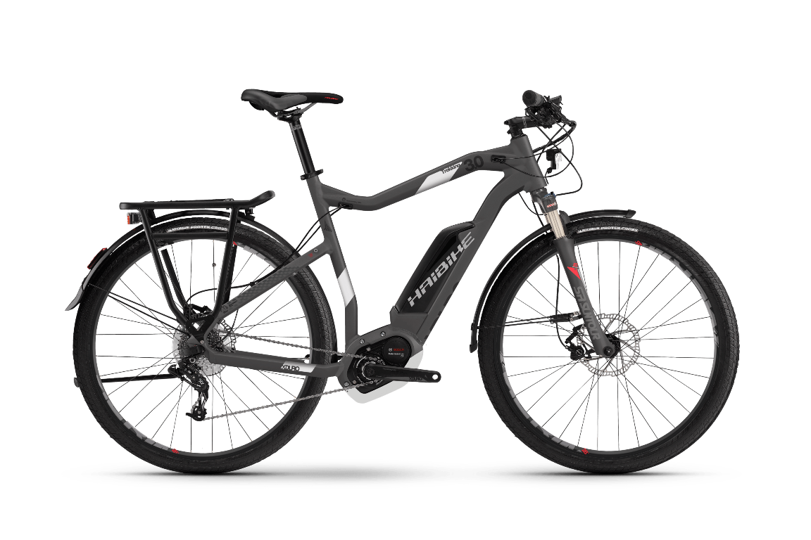 HAIBIKE TREKKING 3.0 700C 500W 11NX TITAN/RED 56